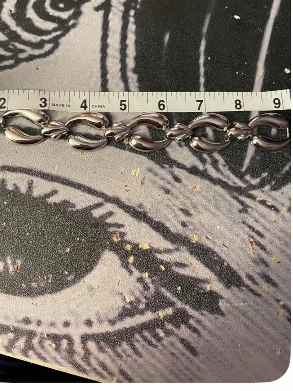 Polished Silver Chunky Link Bracelet
